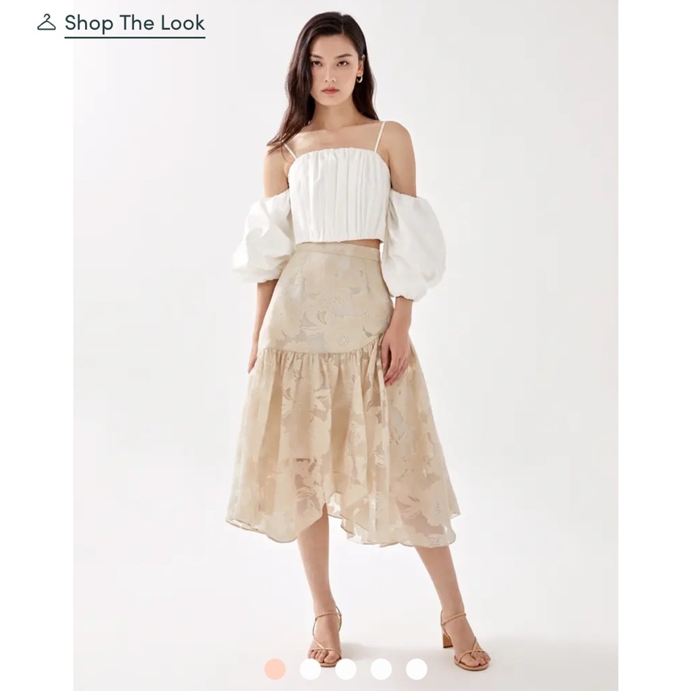 Asymmetrical Midi Skirt
